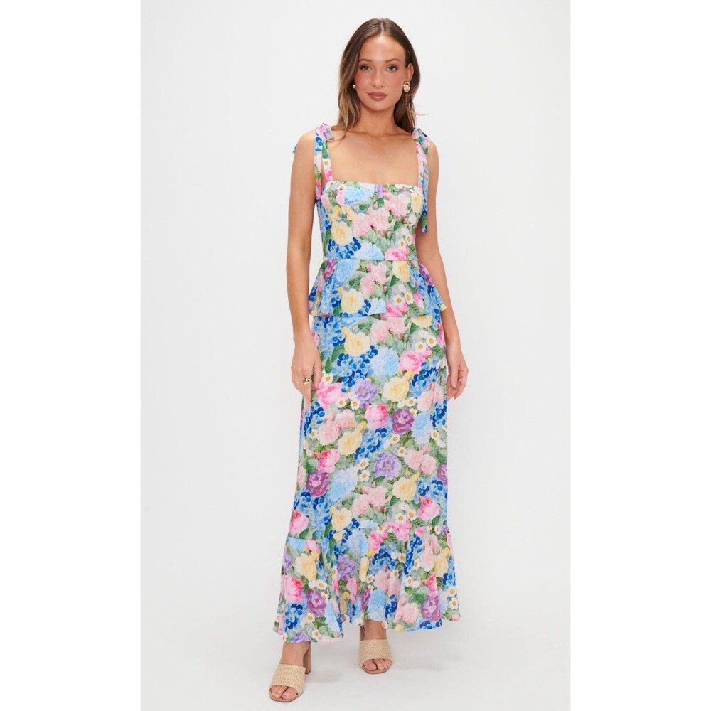 Show Me Your Mumu Paxton Midi Dress M
